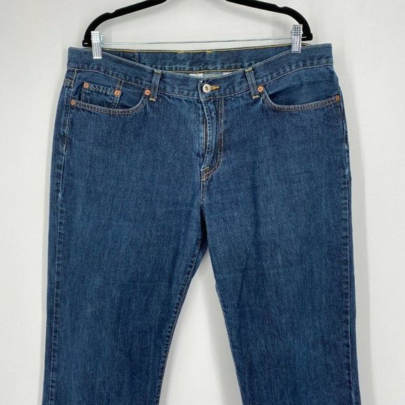 Lucky Brand Bootcut Tripper Jeans Women's Size 38 High Rise Cotton Denim Blue - Picture 2 of 12